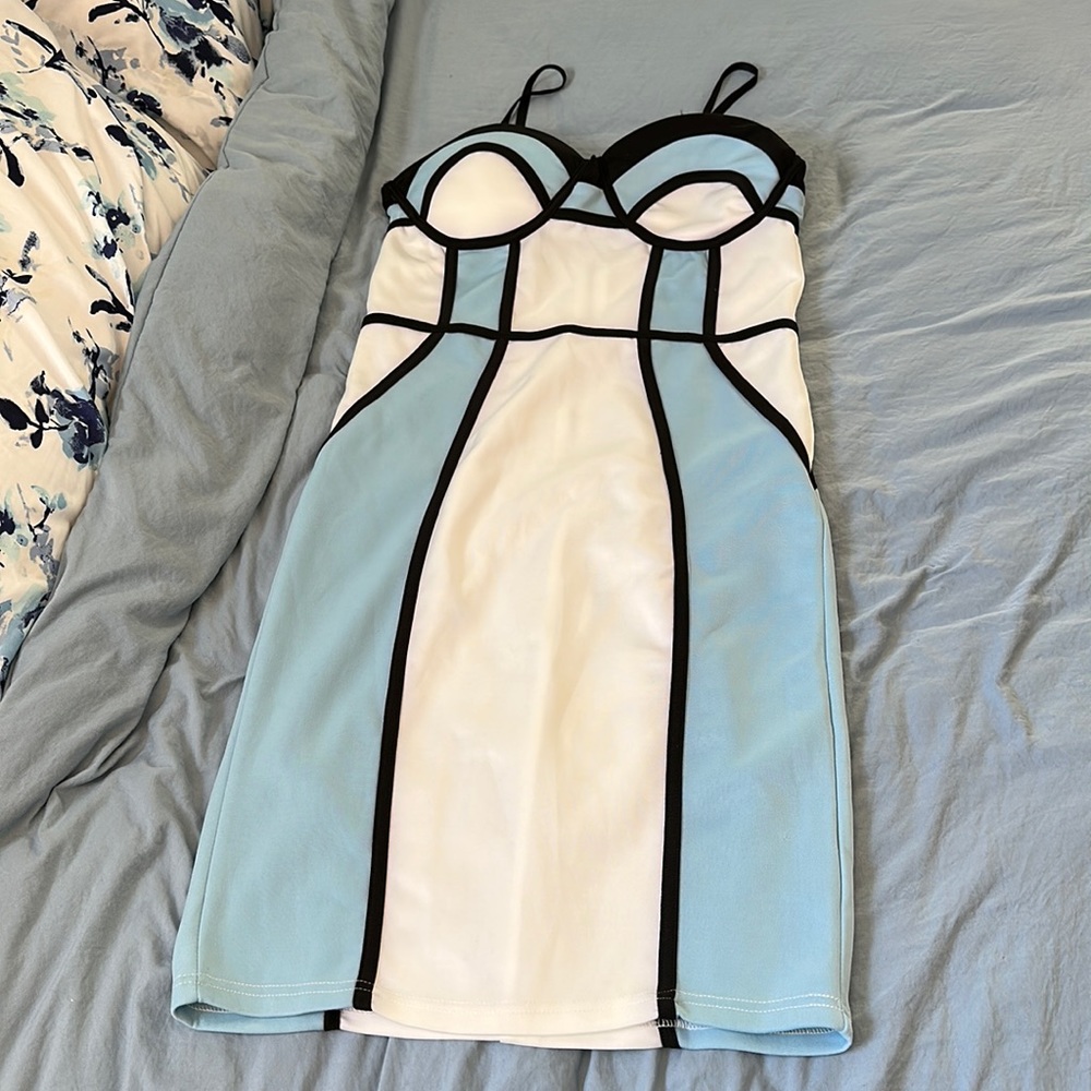 Zippered, padded, dress